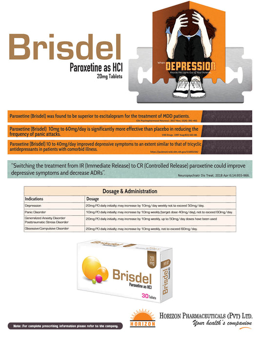 Brisdel 20mg Tablets