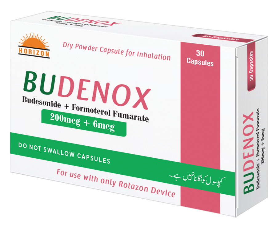 Budenox 200/6mg Capsules