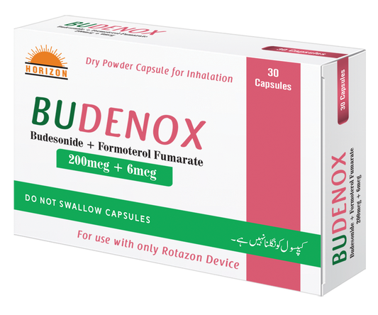 Budenox 200/6mg Capsules