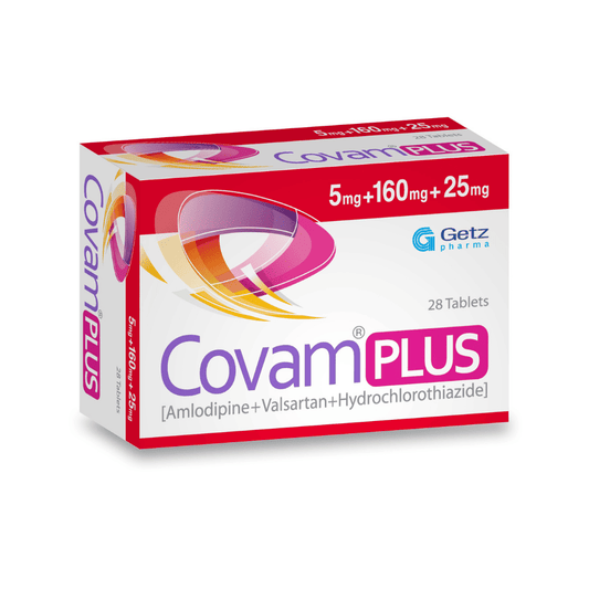 Covam Plus 5/ 160/25mg Tablets