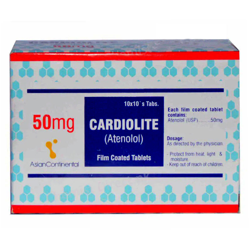 Cardiolite 50mg Tablets (100s)