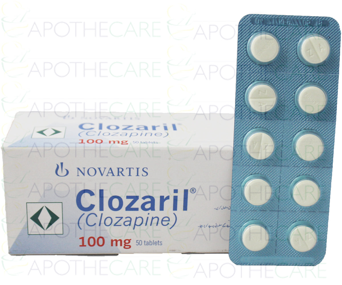Clozaril New 100mg Tablets