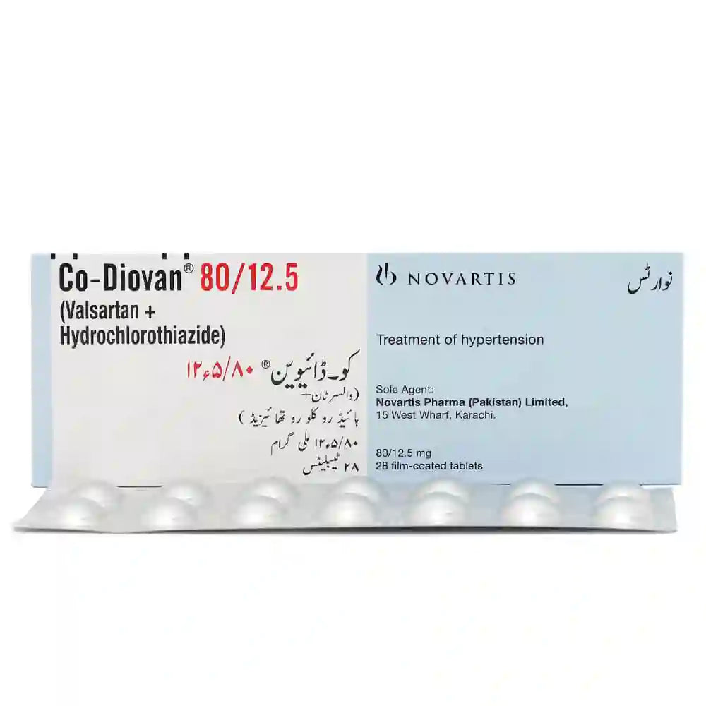 CO Diovan 80/12.5mg Tablets
