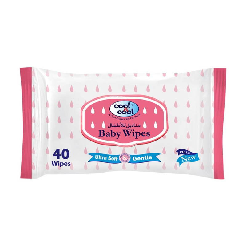 C&C Baby Wipes 40 Wipes