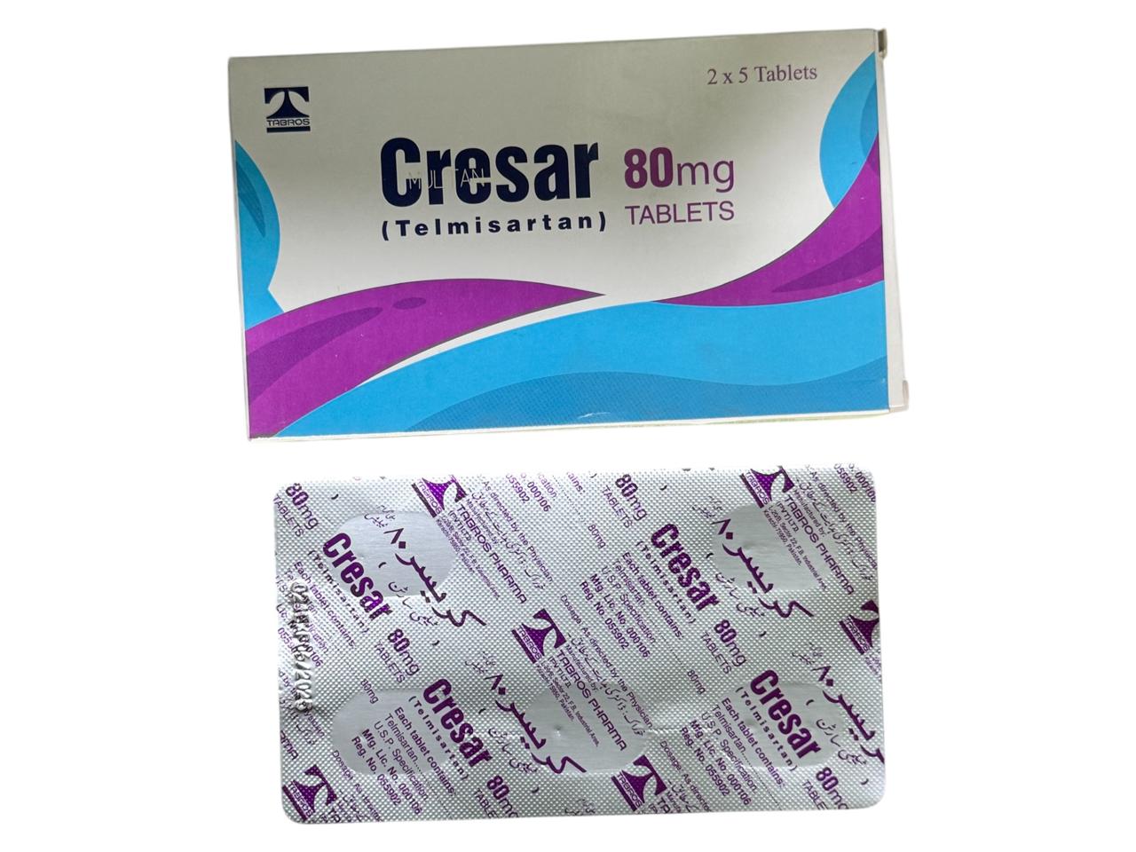 Cresar 80mg Tablets