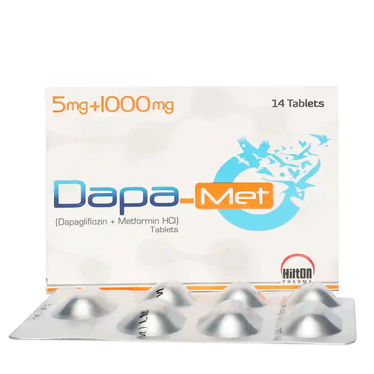 Dapa Met 5/1000mg Tablets