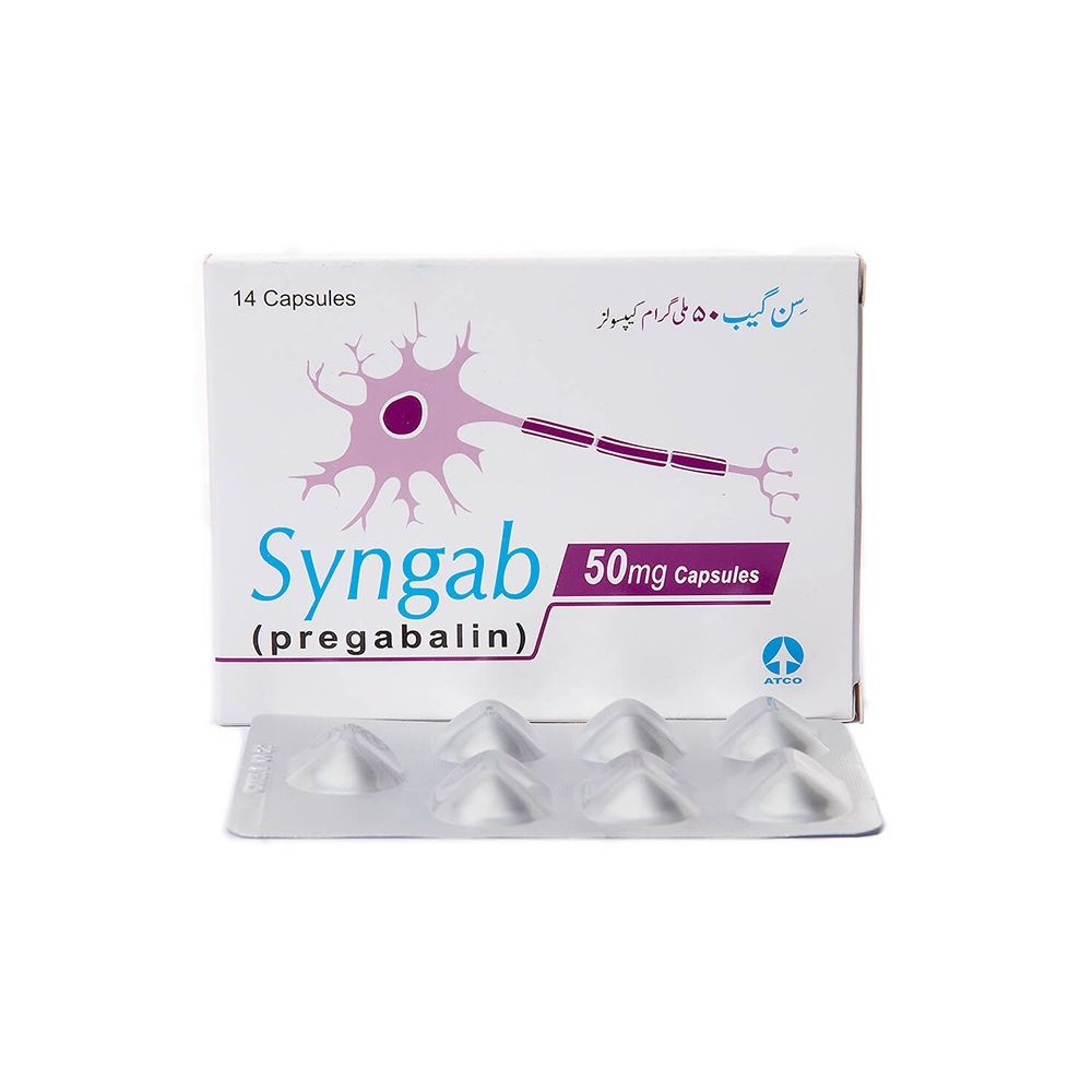 Dynagab 50mg Capsules