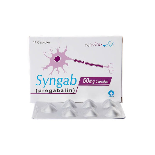 Dynagab 50mg Capsules