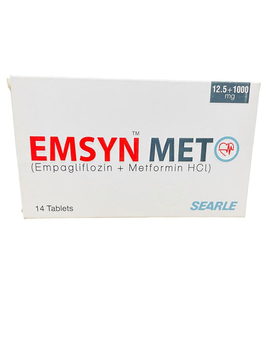 Emsyn Met 12.5/1000mg Tablets