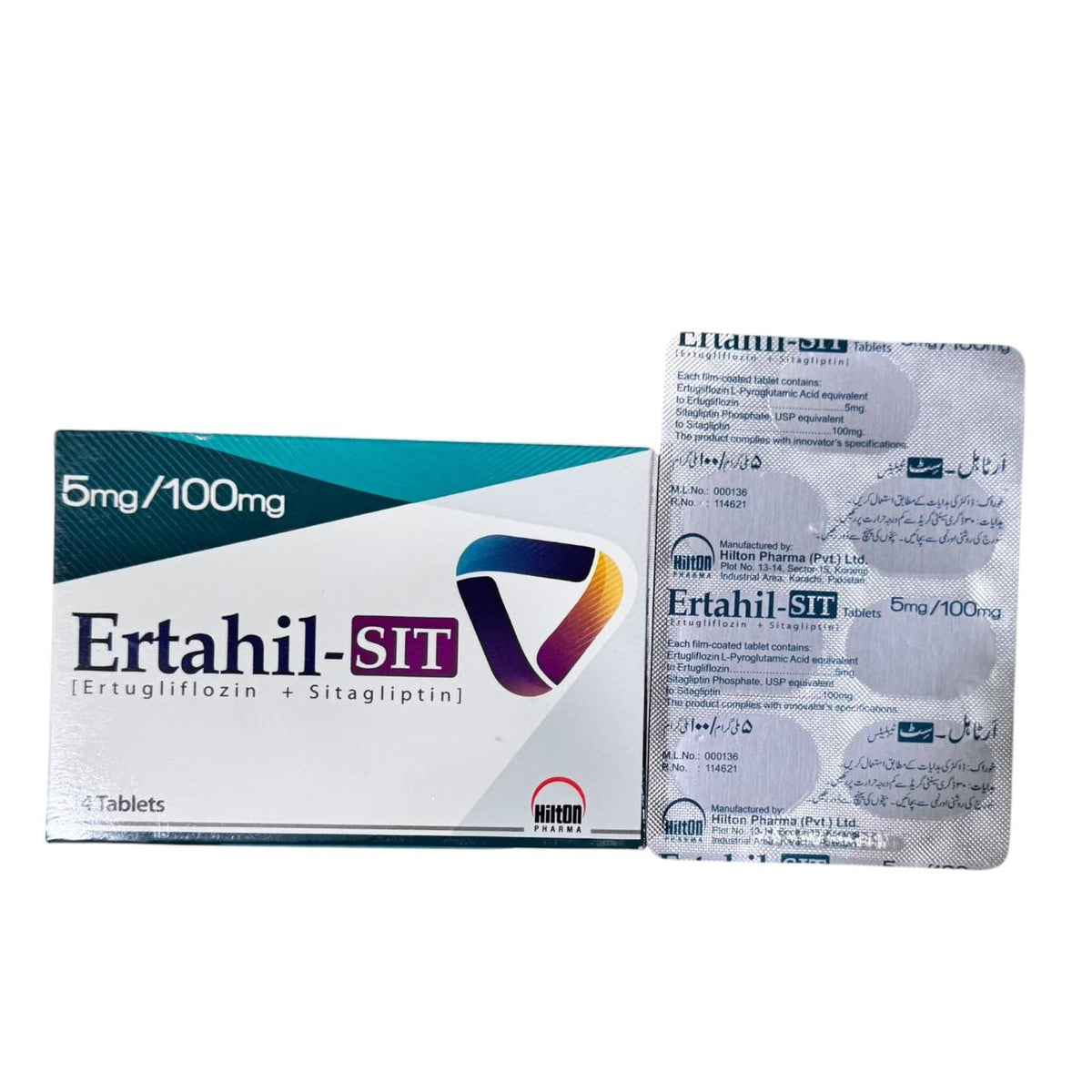 Ertahil Sit 5/100mg Tablets