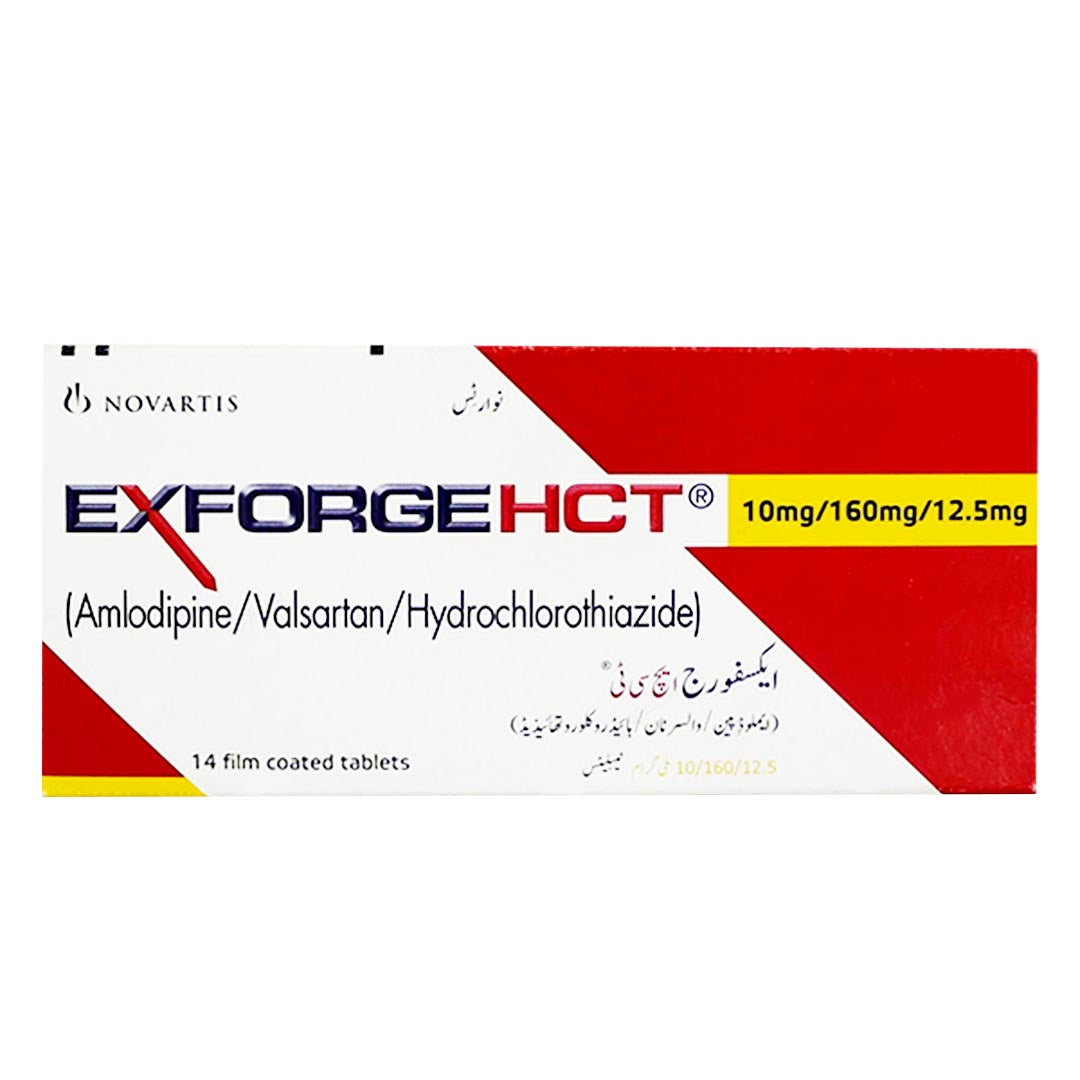 Exforge Hct 160/ 12.5/10mg Tablets
