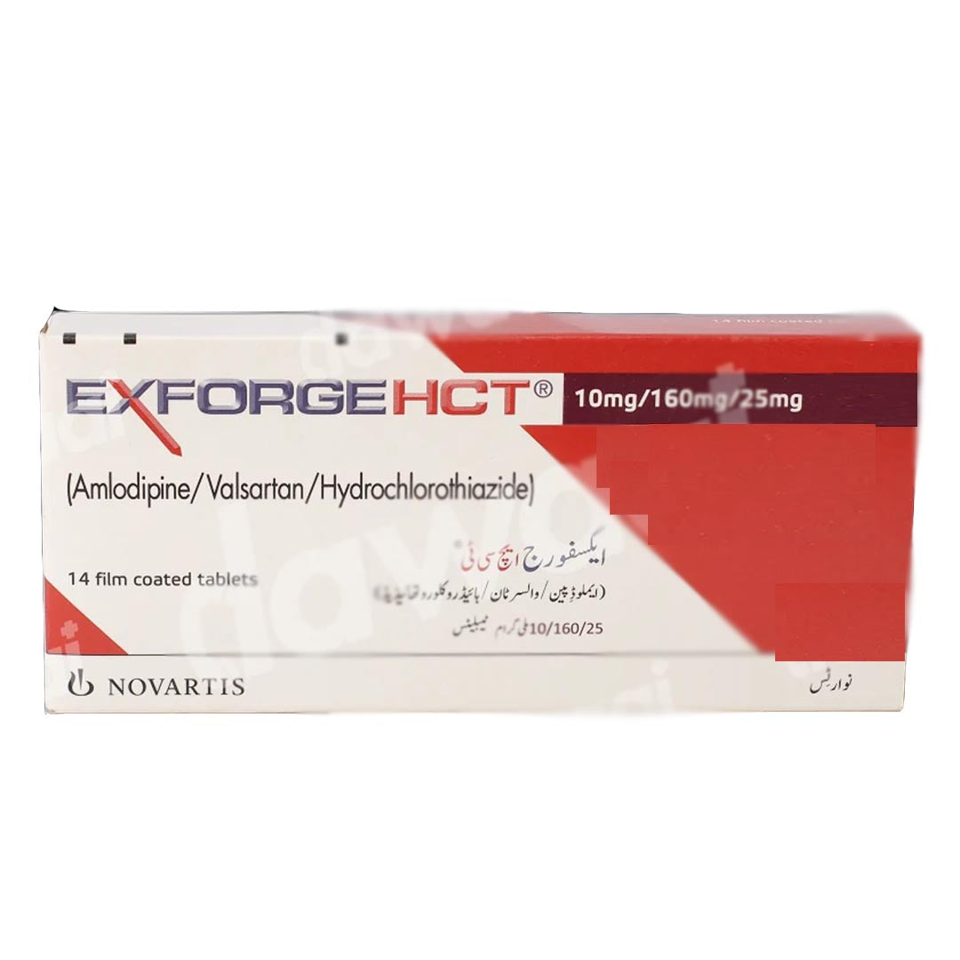 Exforge Hct 160/ 25/10mg Tablets
