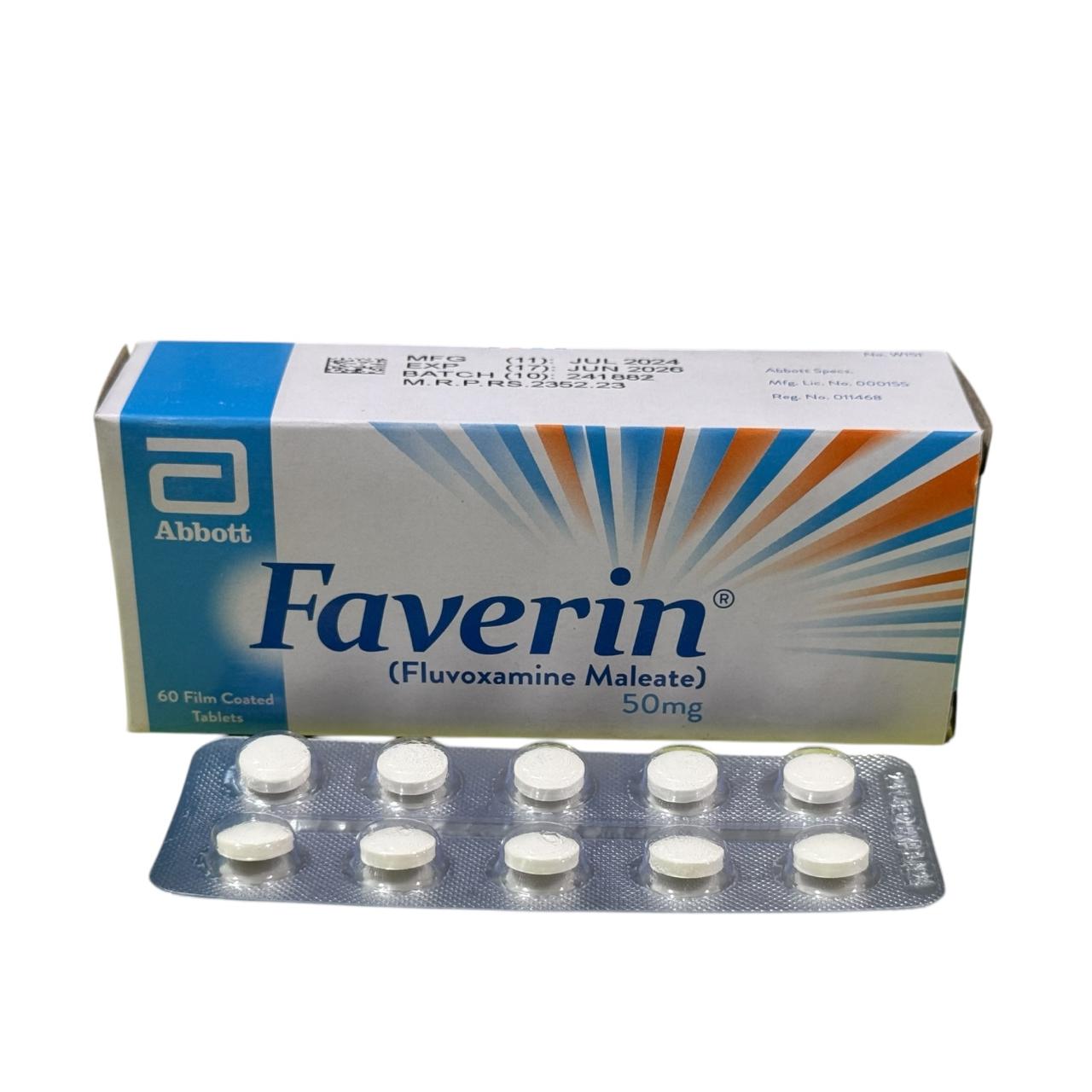 Faverin 50mg Tablets