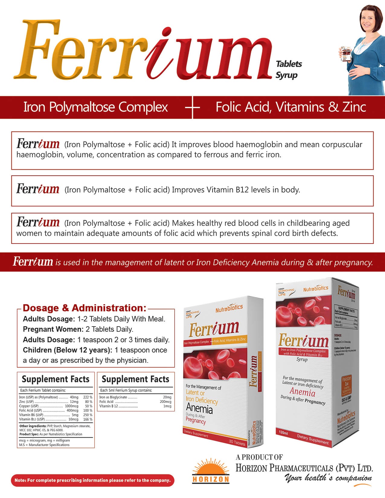 Ferrium Tablets