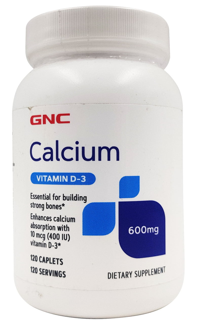 Gnc Calcium 600 With Vit D3 120CAP