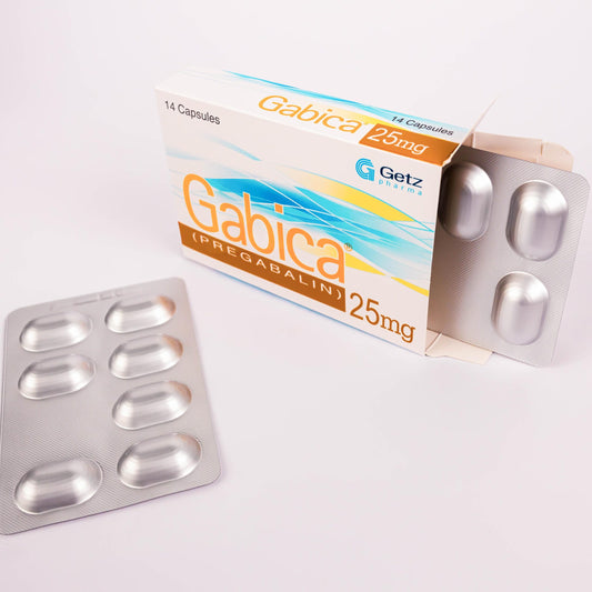 Gabica 25mg Capsules