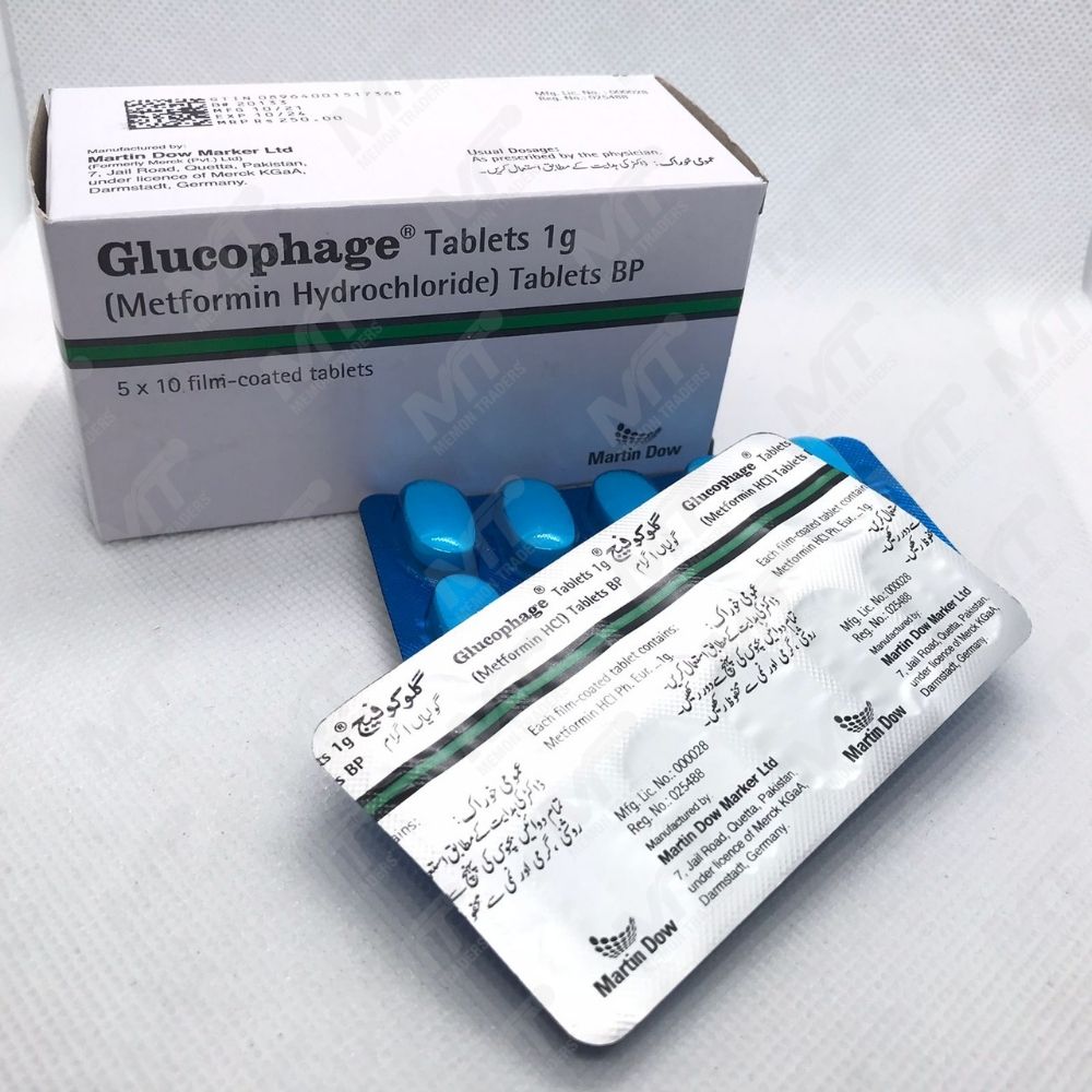 Glucophage 1g Tablets
