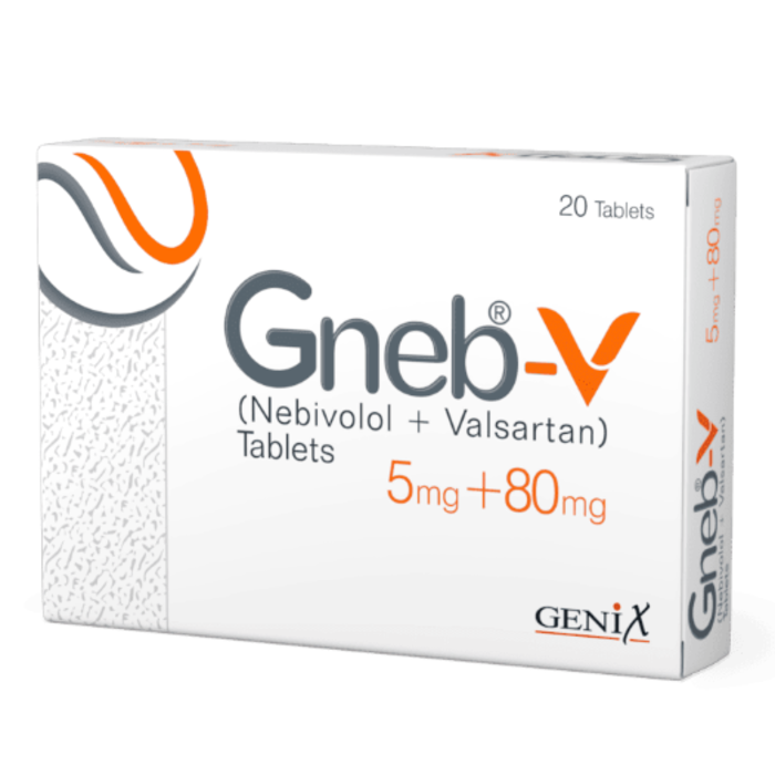 Gneb V 5/80mg Tablets