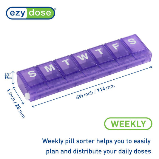 67801 Weekly Pill Planner With Lock