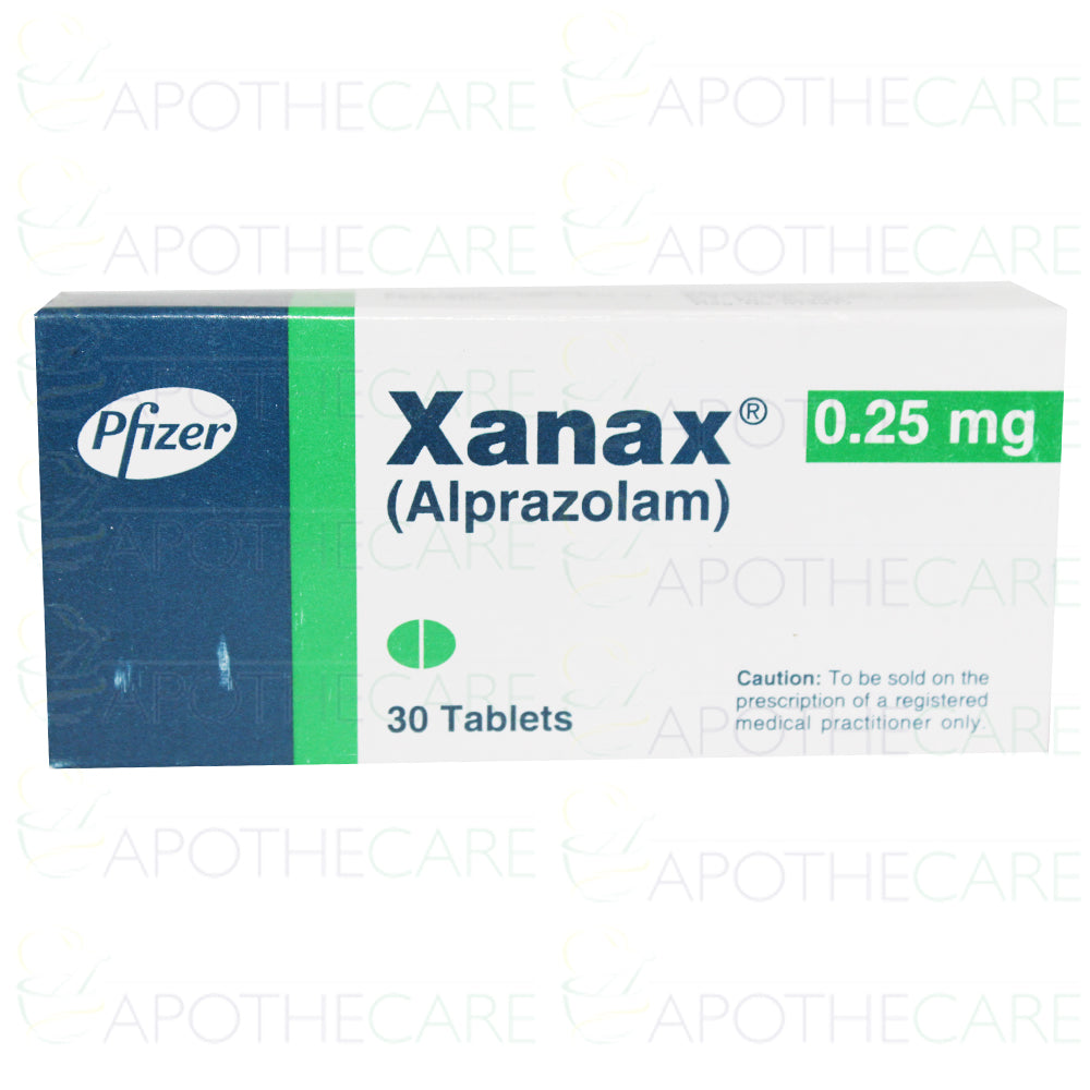 Xanax 0.25mg Tablets