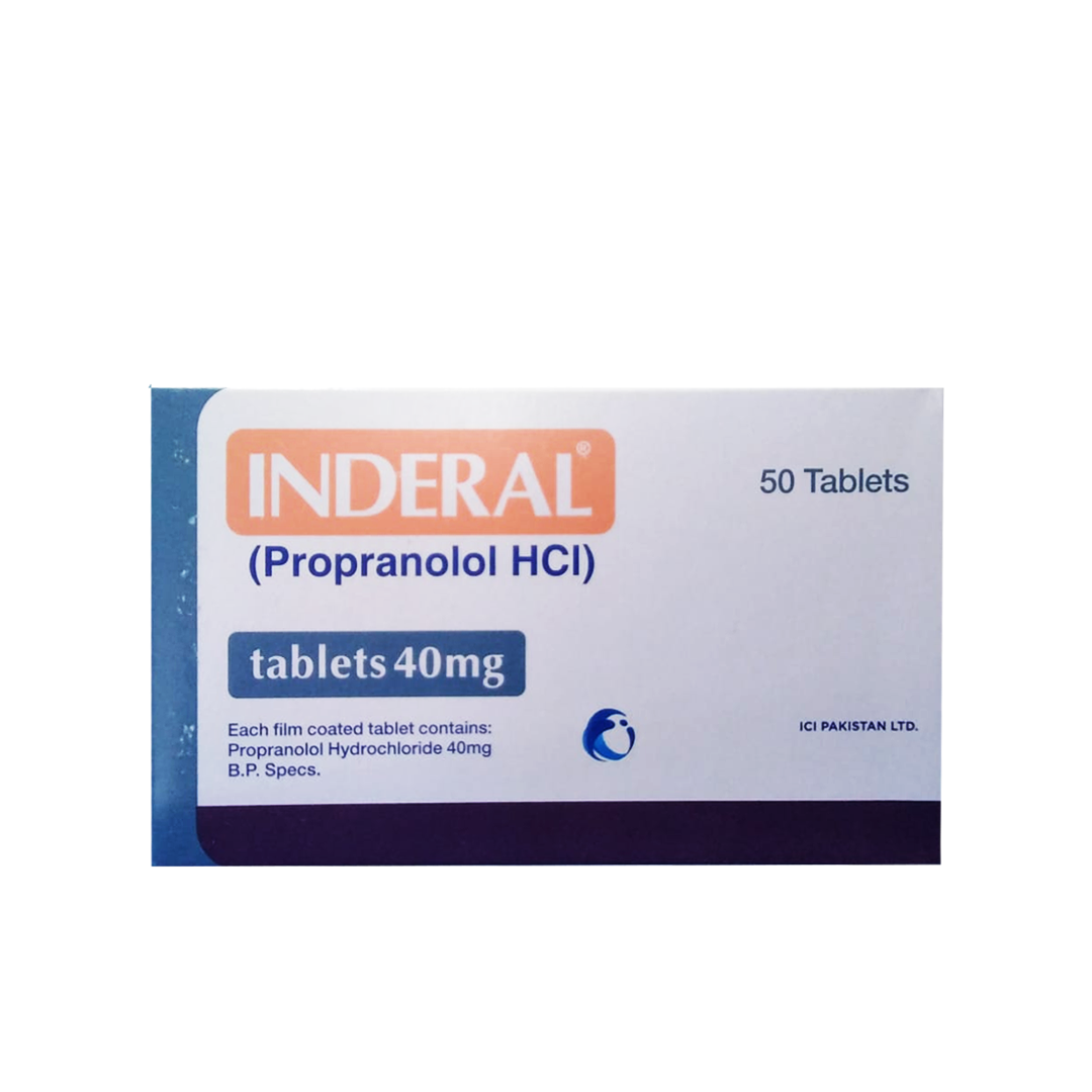 Inderal Stk 40mg Tablets
