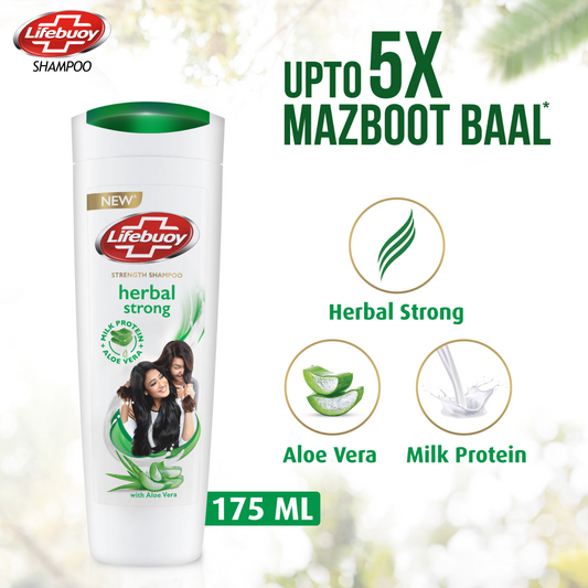 Lifebuoy Herbal Strong 175ml Shampoo