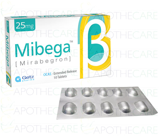 Mibega 25mg Tablets