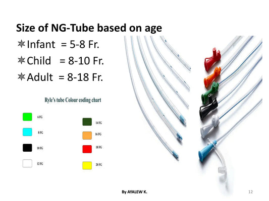 NG Tube All Sizes Stk