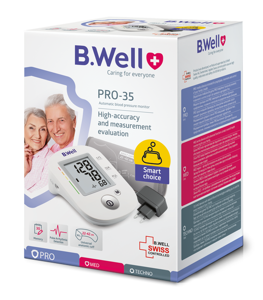 B.WELL Blood Pressure Monitor PRO-35