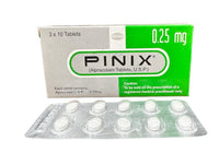 Pinix 0.25mg Tablets