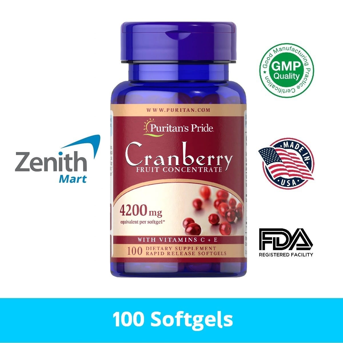 NB Cranberry Plus 4200mg (100s)
