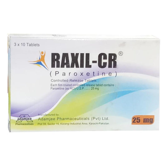 RAXIL-CR 25mg Tablets