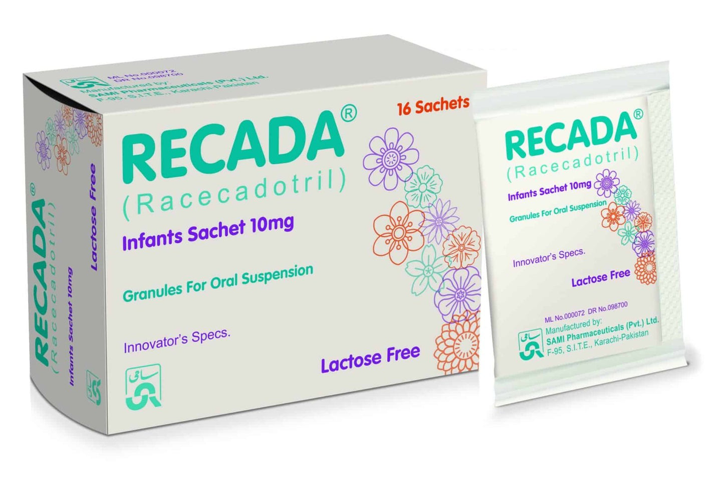 Recada 10mg Sachets