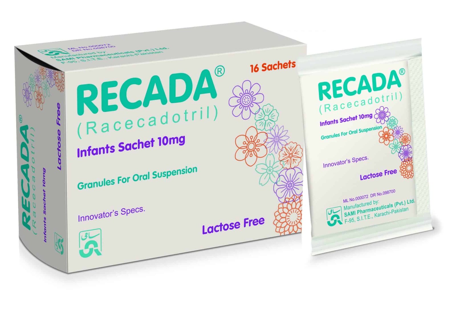 Recada 10mg Sachets