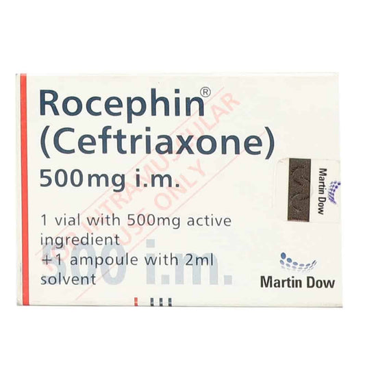 Rocephin IV 500mg Injection