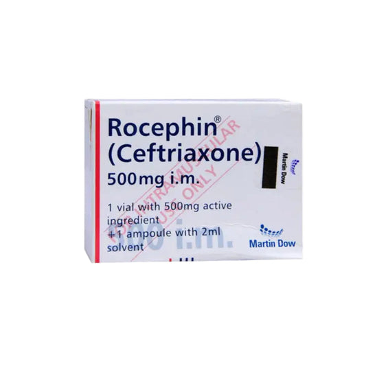 Rocephin IM 500mg Injection