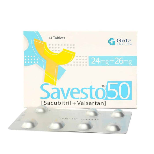 Savesto 50 24/26mg Tablets
