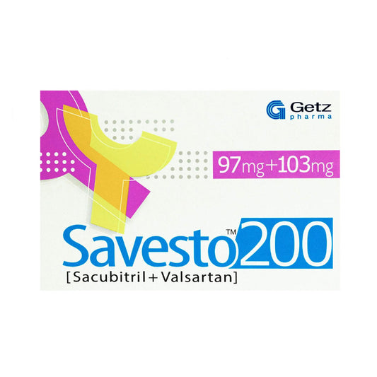 Savesto 200 97/103mg Tablets
