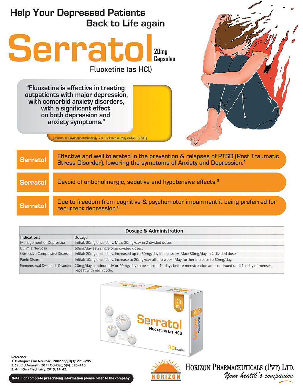 Serratol 20mg Capsules