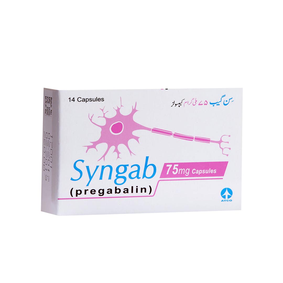 Syngab 75mg Capsules