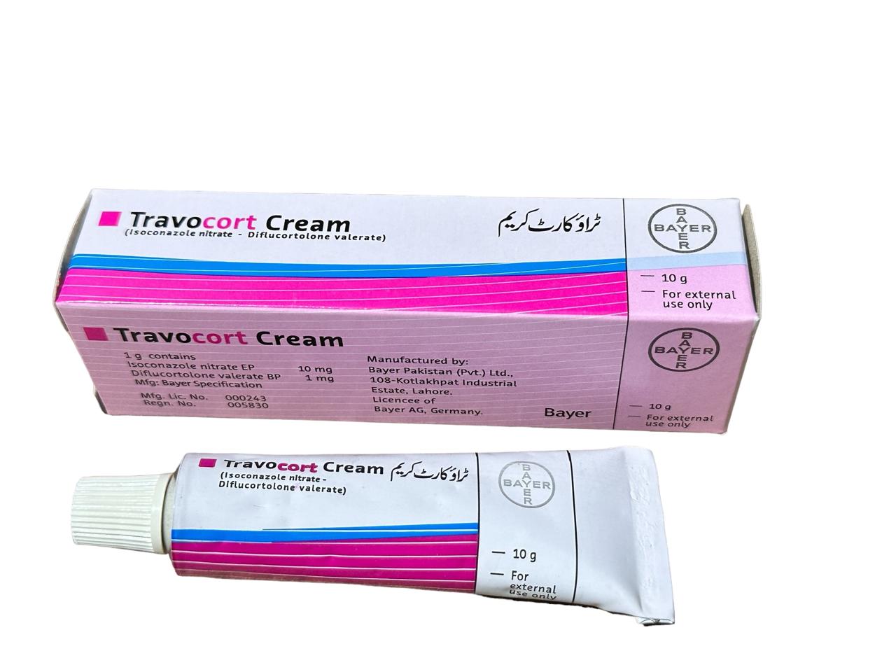 Travocort 10g Cream