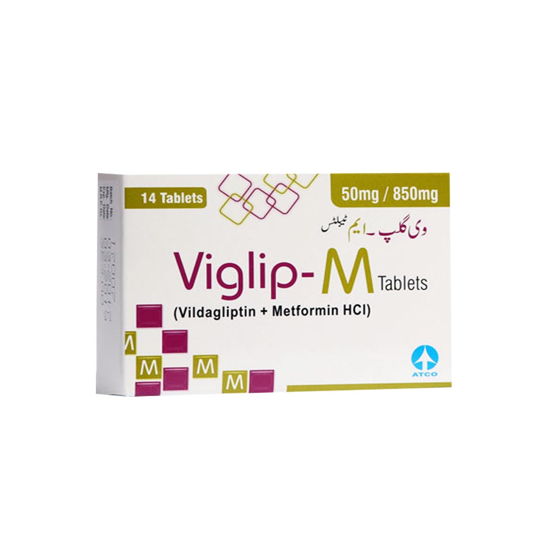 VIGLIP-M 28TAB 50/850mg