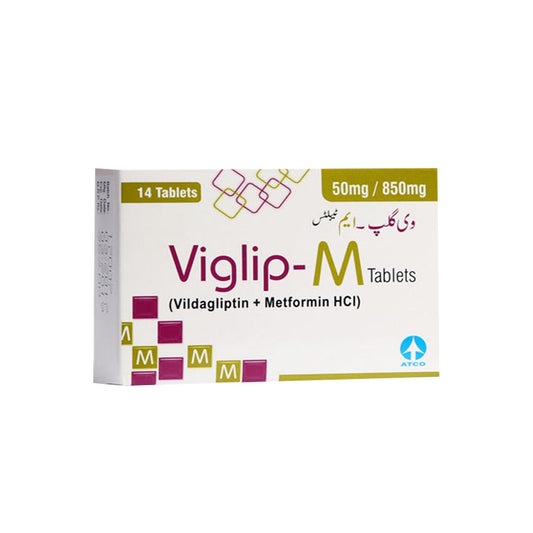 VIGLIP-M 28TAB 50/850mg