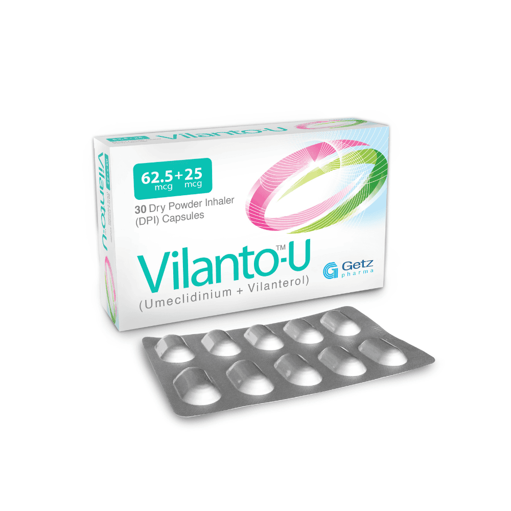 Vilanto U 62.5/25mg Capsules