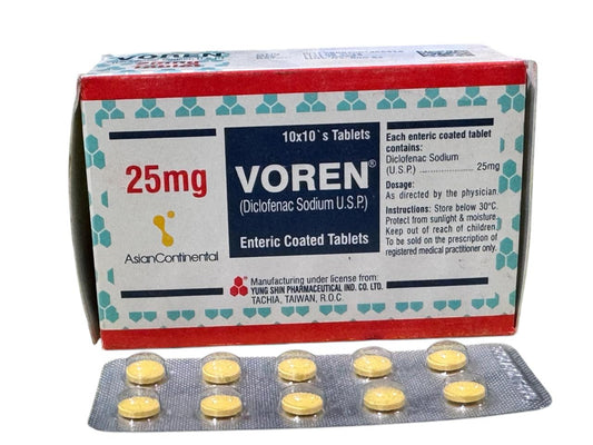 Voren 25mg Tablets