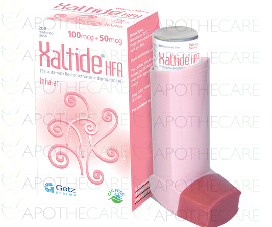 Xaltide Inhaler + 100mcg 50mcg