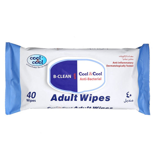 C&C Adult Wipes 40 Wipes