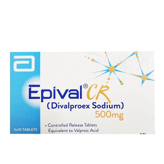 Epival CR 500mg Tablets