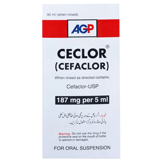Ceclor Per B D 187mg 5ml Syrup