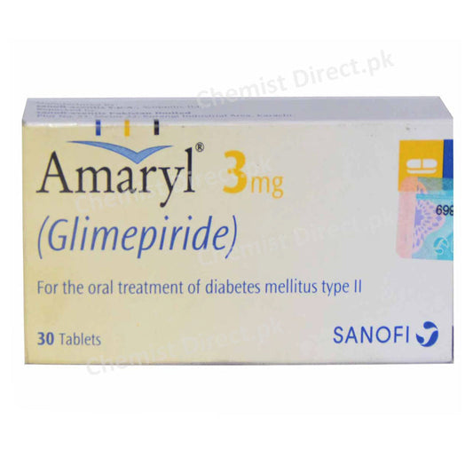Amaryl 3mg Tablets